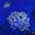 青い花の伝統的な中国語